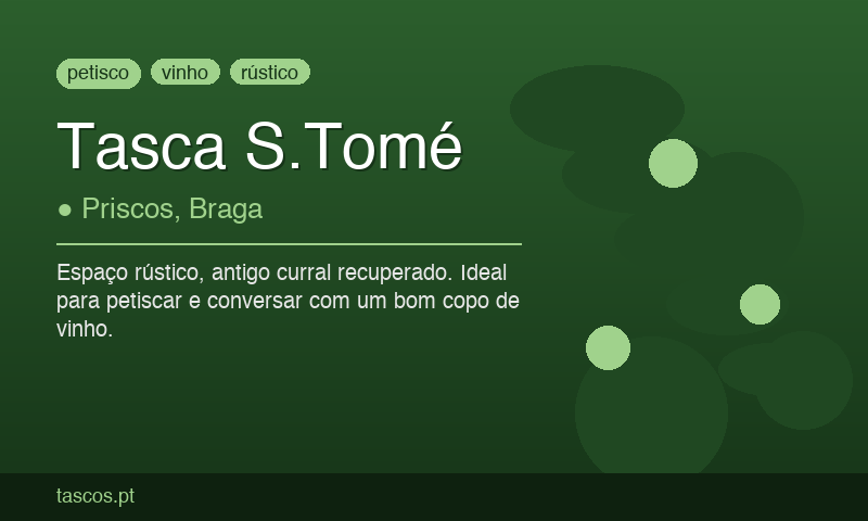 Tasca S.Tomé